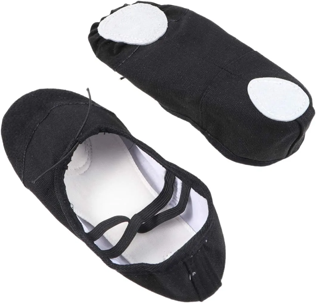 1 Pair Pocket Shoes Black Slippers for Women Ballet Flat Shoes Black Flat Shoes Girls Kids Ballet Shoes Ballet Slippers Flats Yoga Dancing Shoes Toddler Cat Paw