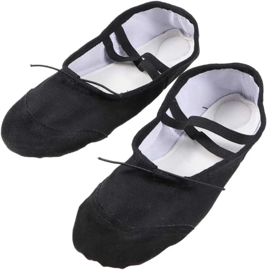 1 Pair Pocket Shoes Black Slippers for Women Ballet Flat Shoes Black Flat Shoes Girls Kids Ballet Shoes Ballet Slippers Flats Yoga Dancing Shoes Toddler Cat Paw