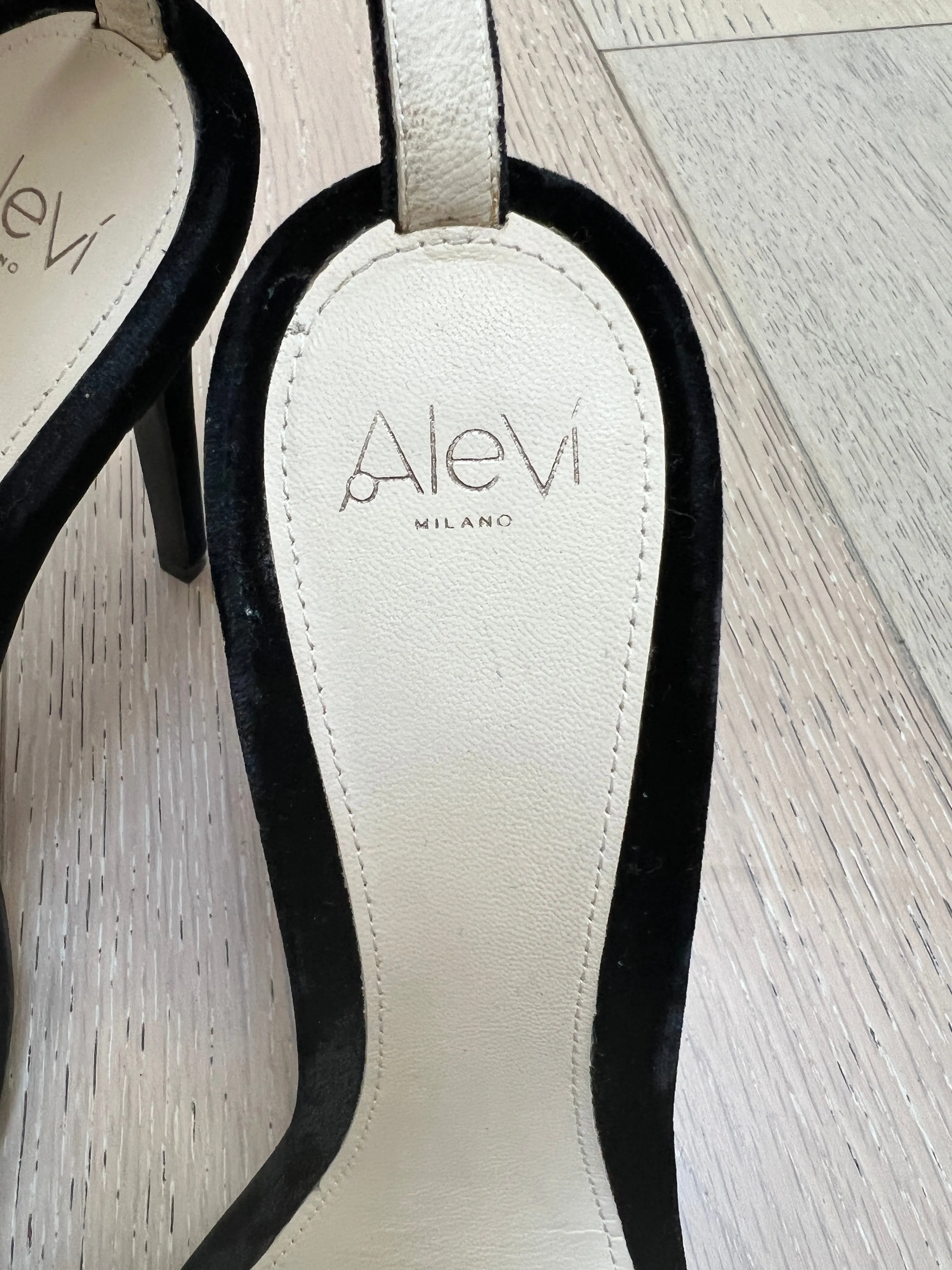 Black Suede High Heel Sandals - 7
