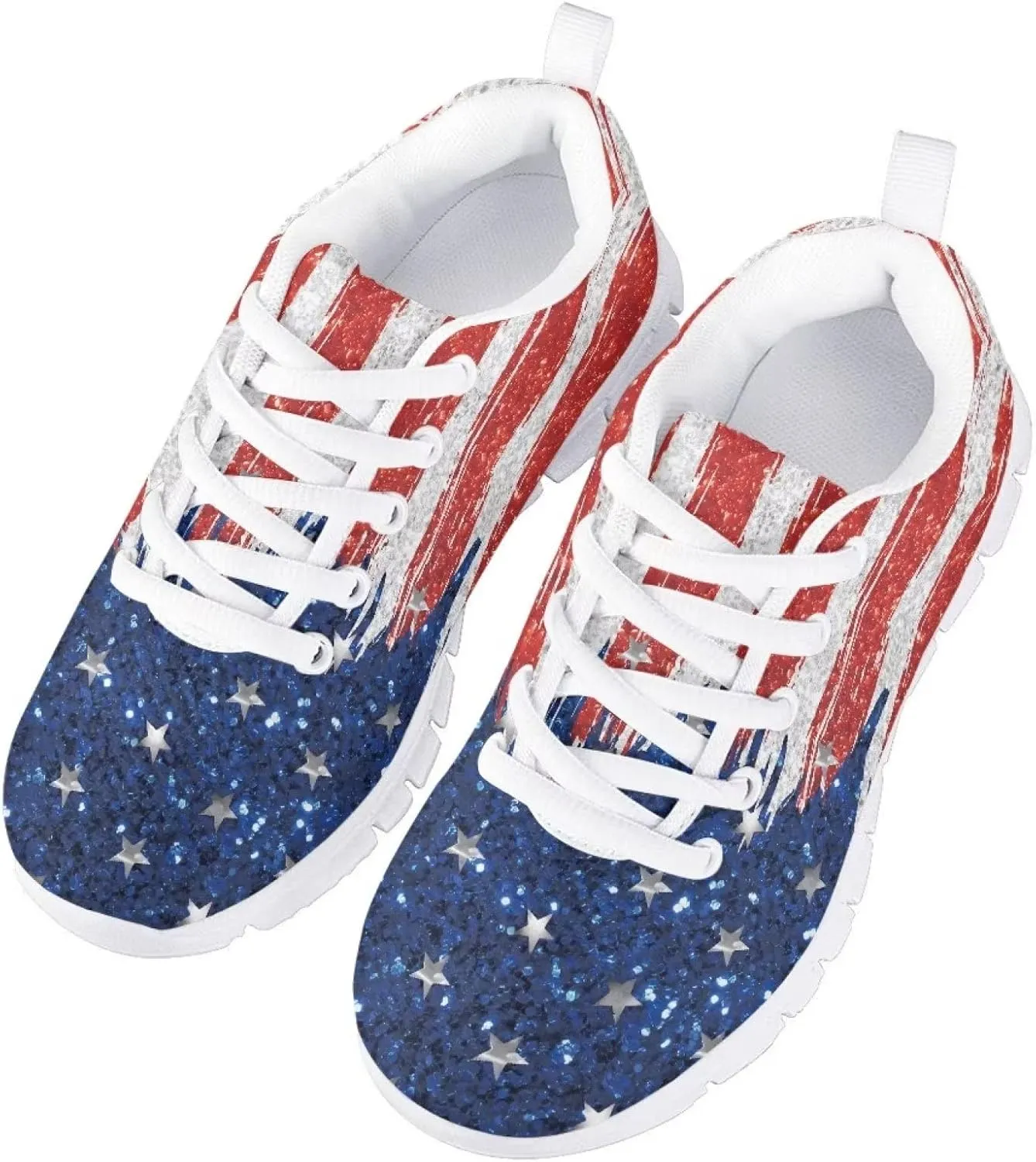 GIFTPUZZ Kids Running Shoes Casual Mesh Breathable Walking Hiking Sports Sneakers Platform Flats