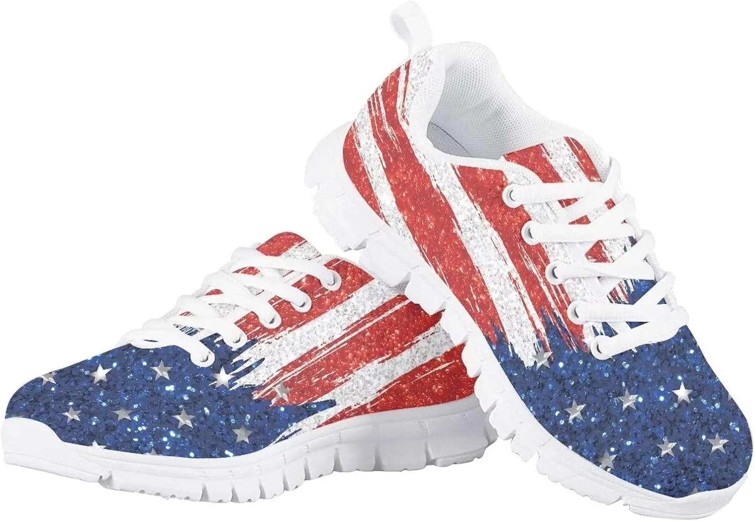 GIFTPUZZ Kids Running Shoes Casual Mesh Breathable Walking Hiking Sports Sneakers Platform Flats