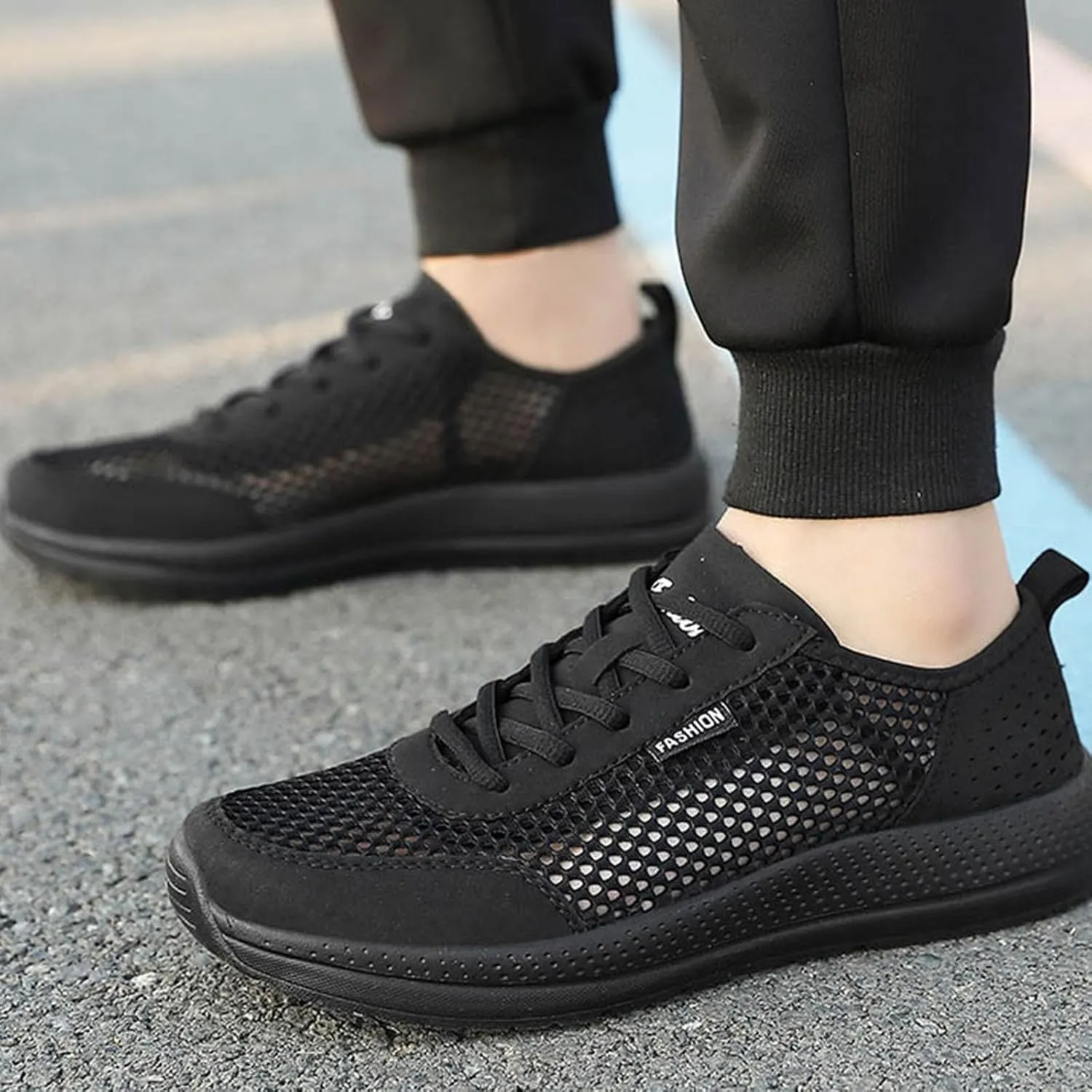 Mens Loafers & Slip-Ons Men's Breathable Comfortable Casual and Lightweight Sneakers Stretch Men's Shoes