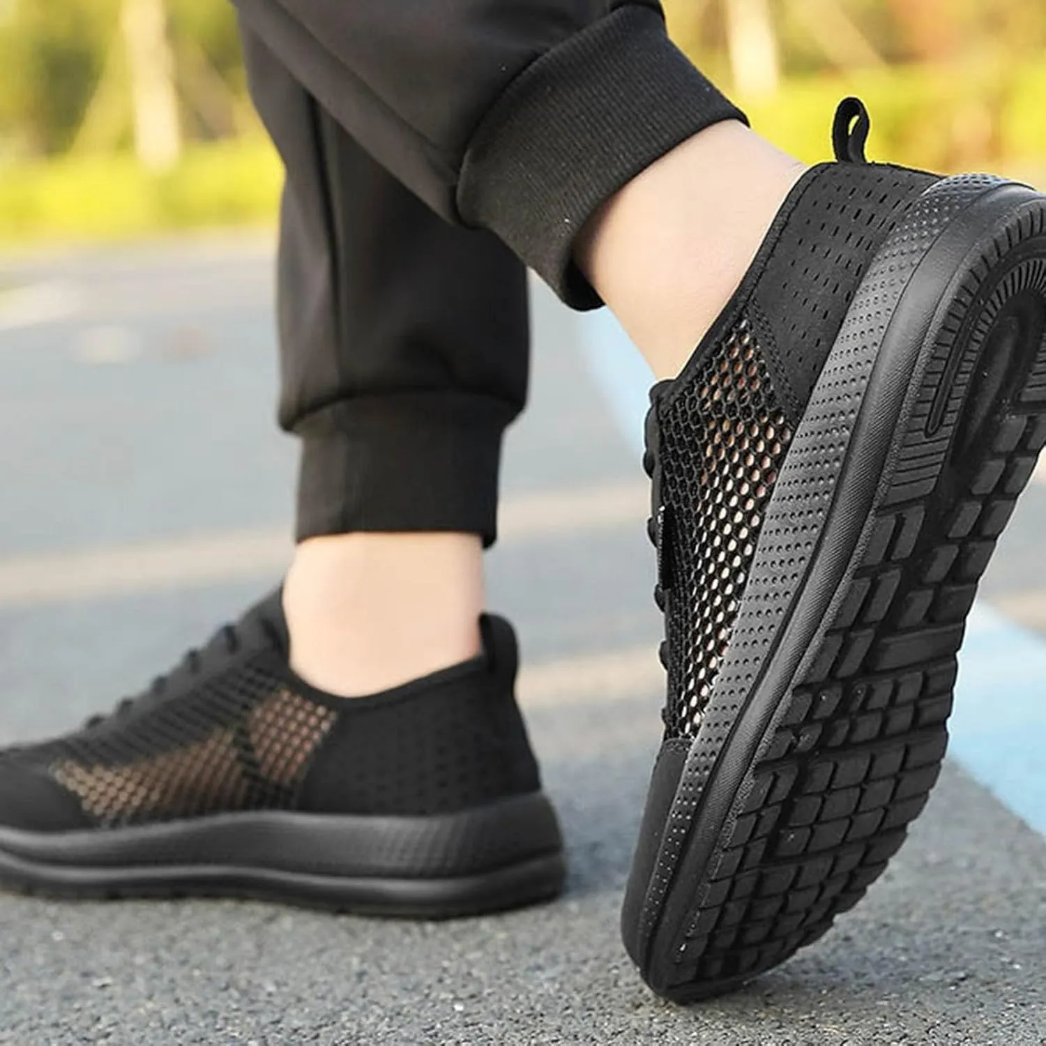 Mens Loafers & Slip-Ons Men's Breathable Comfortable Casual and Lightweight Sneakers Stretch Men's Shoes