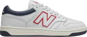 New Balance 480 'White Navy' sneakers, white
