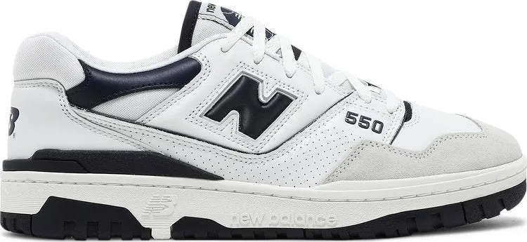 New Balance 550 'White Navy' sneakers, white