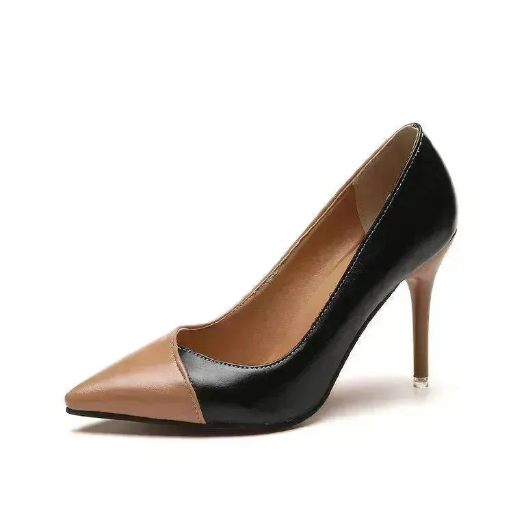 Shallow Mouth Pointed High Heels Charming Temperament Stiletto Single Shoes