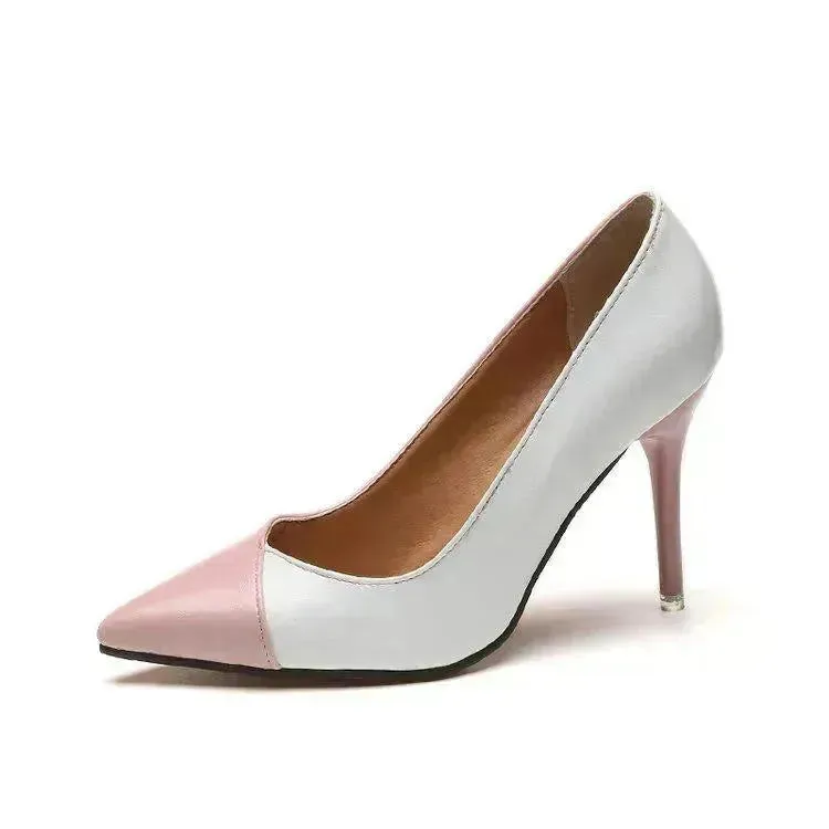 Shallow Mouth Pointed High Heels Charming Temperament Stiletto Single Shoes