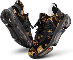 Show Me Your Kittie's Mens Sneakers Running Shoes Lightweight Athletic Shoes for Jogging Walking Gym