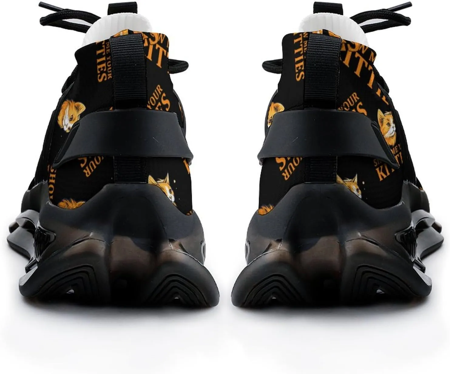 Show Me Your Kittie's Mens Sneakers Running Shoes Lightweight Athletic Shoes for Jogging Walking Gym