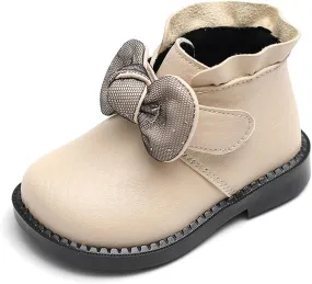 Toddler Snow Boots Mid Calf Snow Boots Unisex Child Warm Bootie Winter Boot Anti-Slip Cold Weather Shoes Girls Boys