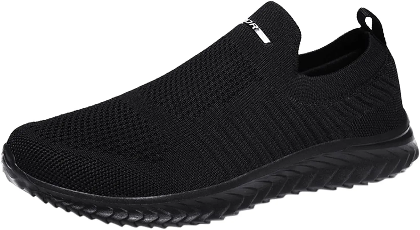 Womens Non Slip Work Shoes Slip On Water Resistant Walking Shoes Women Mesh Breathable Ladies Shoes Casual Women Shoes Sneakers White Tennis Shoe White Loafers