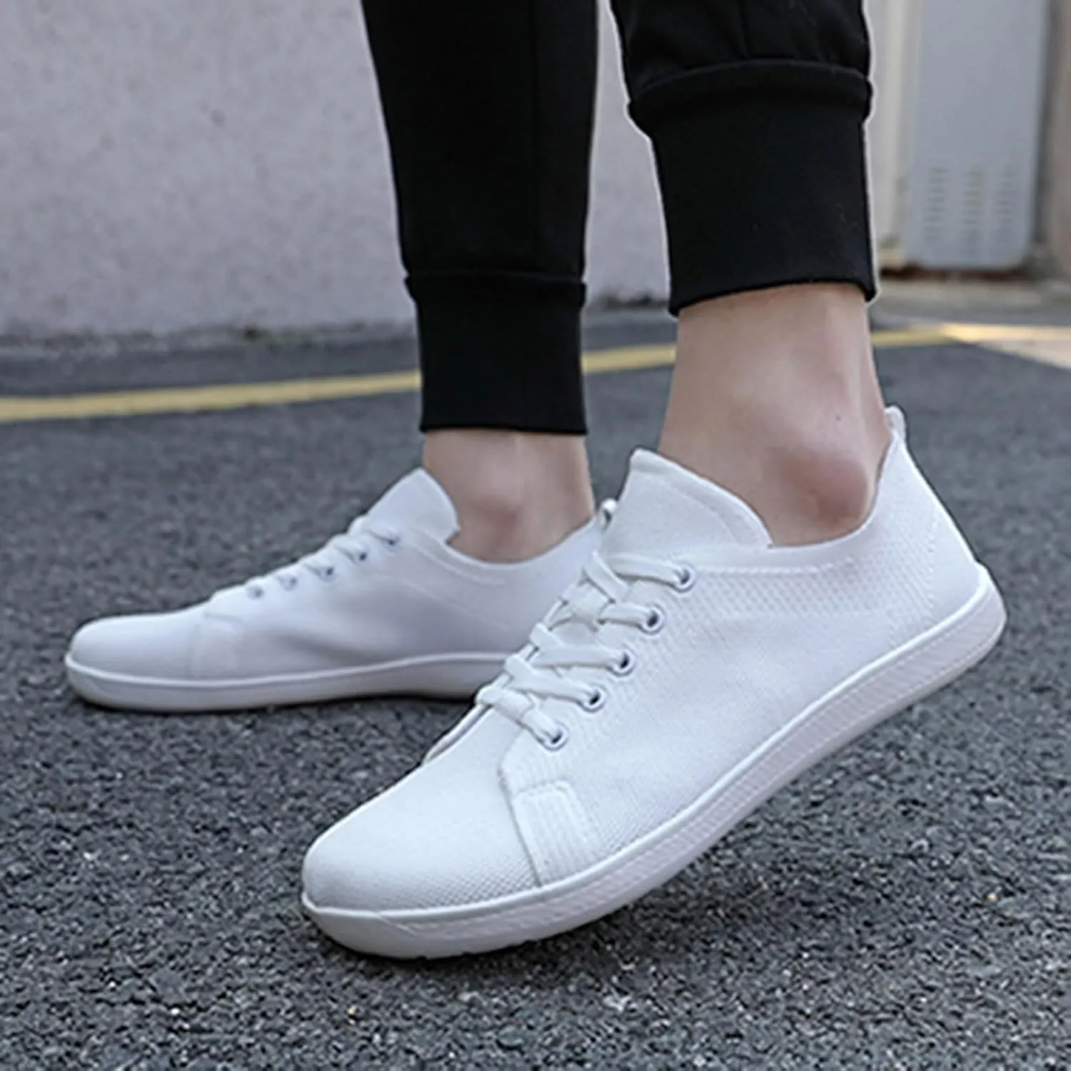 Womens Walking Shoes Men Elderly Casual Comfort Walking Shoe Safety Flats Non-Slip Hook and Loop Sneakers