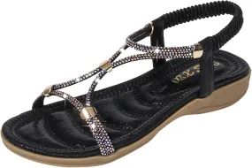 Yoga Mat Comfortable Flat Sandal for Women Comfortable Water-Resistant Shoes Comfortable Walking Flat Sandals