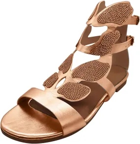 ZSpzx Summer Sandals For Women 2025,Women's Flat Rhinestone Dressy Open Toe Ankle Strap Sandal Comfortable Strappy Slip on Slide Low Heel Casual Beach Shoes for Party Formal Wedding Holiday Outdoor